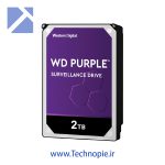 هارد دیسک اینترنال وسترن دیجیتال بنفش 2 ترابایت