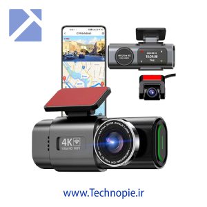 دوربین ثبت وقایع خودرو ultra 4k دو دوربین