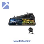 دوربین آینه ای خودرو 2 لنز تمام صفحه لمسی - Image 5