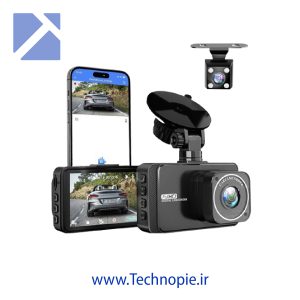 دوربین ثبت وقایع خودرو وای فای دار M78 (دو دوربین)